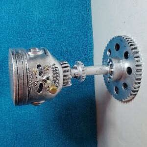 NEW Piston Man Art Deco Statue with Gear Body